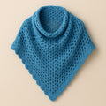 Yarnspresso — Azure Comfort Shawl — Baby Summer DK Blue Crochet Pattern