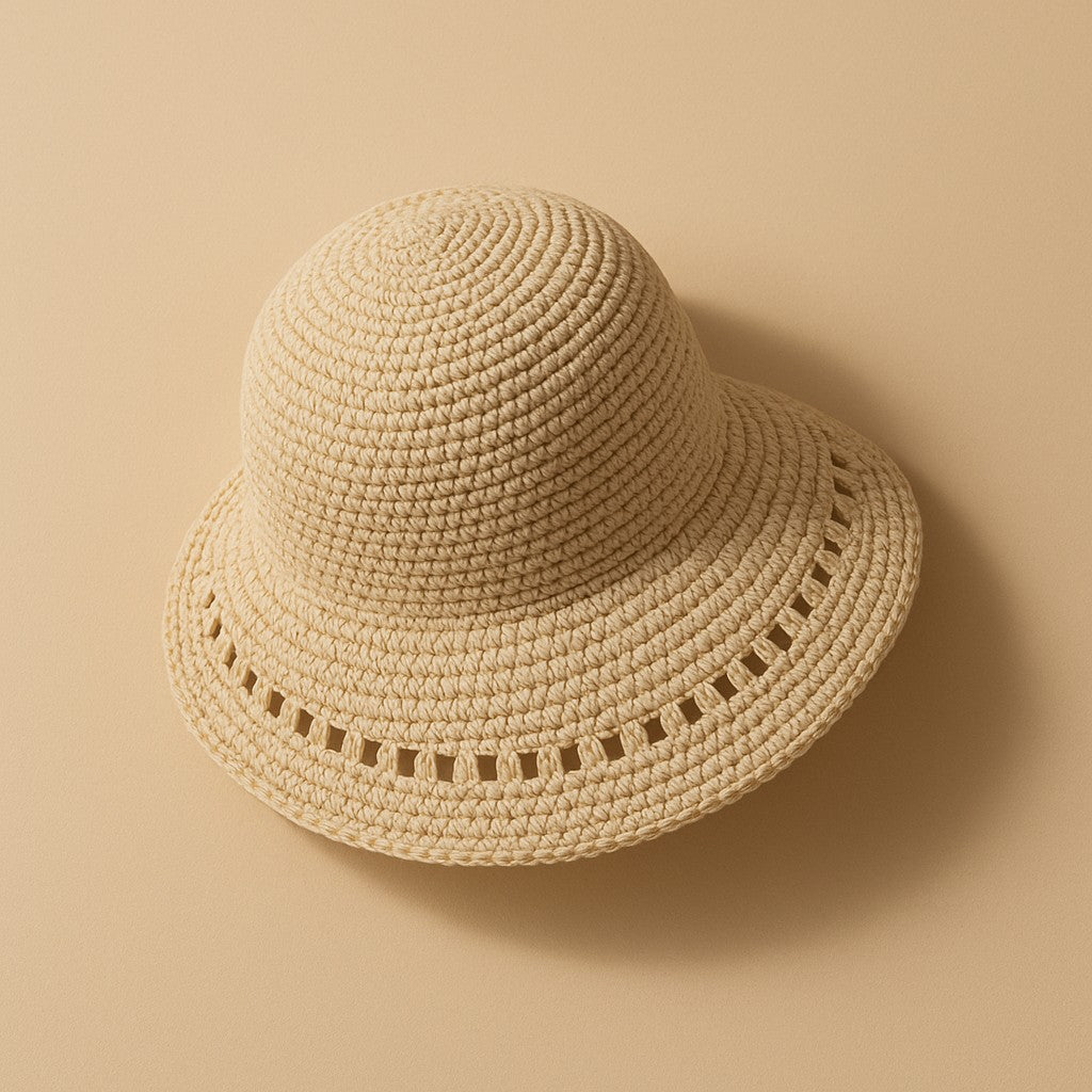 Yarnspresso — Beige Breeze Summer Sun Hat