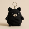 Yarnspresso — Chubby Midnight Black Cat Keychain Crochet Pattern