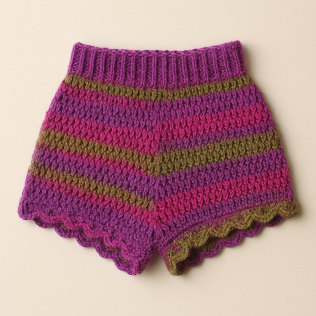Yarnspresso — Festival Ready Knit Shorts — Knitting Pattern