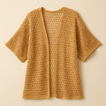 Yarnspresso — Golden Sands Beach Kimono — Baby Dream Gold Crochet Pattern