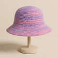 Yarnspresso — Lilac and Pink Summer Sun Hat — Crochet Pattern