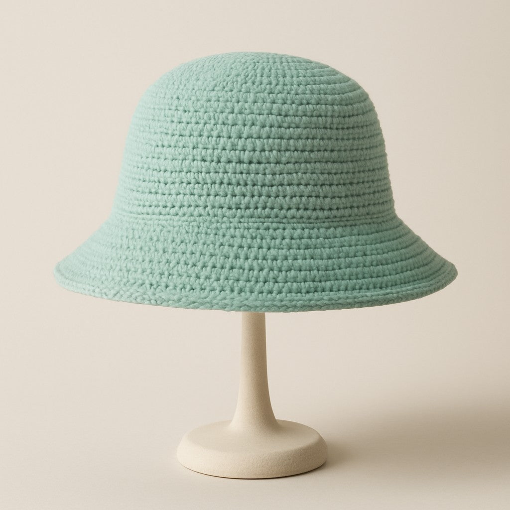 Yarnspresso — Mint Breeze Summer Sun Hat — Knitting Pattern