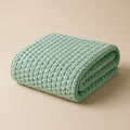 Yarnspresso — Mint Velvet Blanket Knitting Pattern — Velvet Baby Mint Green Crochet Pattern