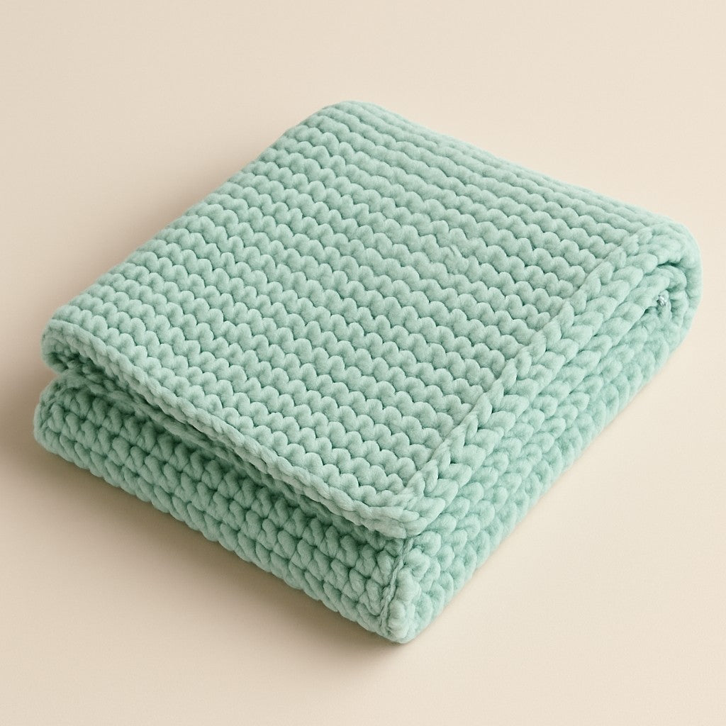 Yarnspresso — Minty Baby Blanket — Knitting Pattern