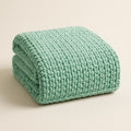 Yarnspresso — Minty Comfort Plush Blanket — Velvet Chenille Mint Green Crochet Pattern