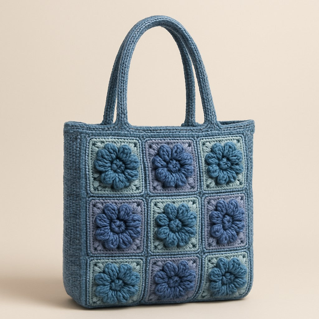 Yarnspresso — Ocean Bloom Beach Tote Bag — Crochet Pattern