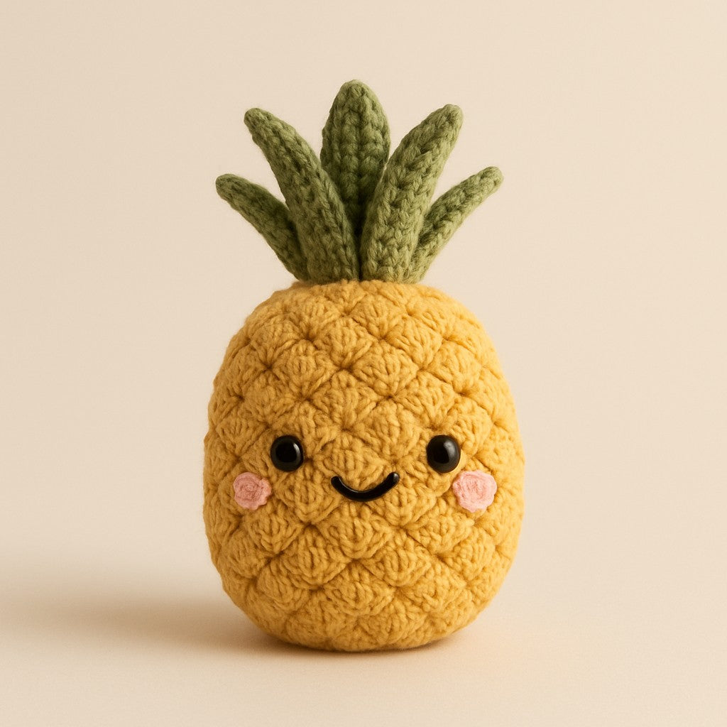 Yarnspresso — Pineapple Treat Amigurumi — Amigurumi Cotton Crochet Pattern