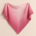 Yarnspresso — Pink Blossom Shawl — Cakes Blues Baby Pink Shades, White Knitting Pattern