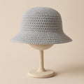 Yarnspresso — Summer Breeze Bucket Hat — Saver Light Grey Knitting Pattern