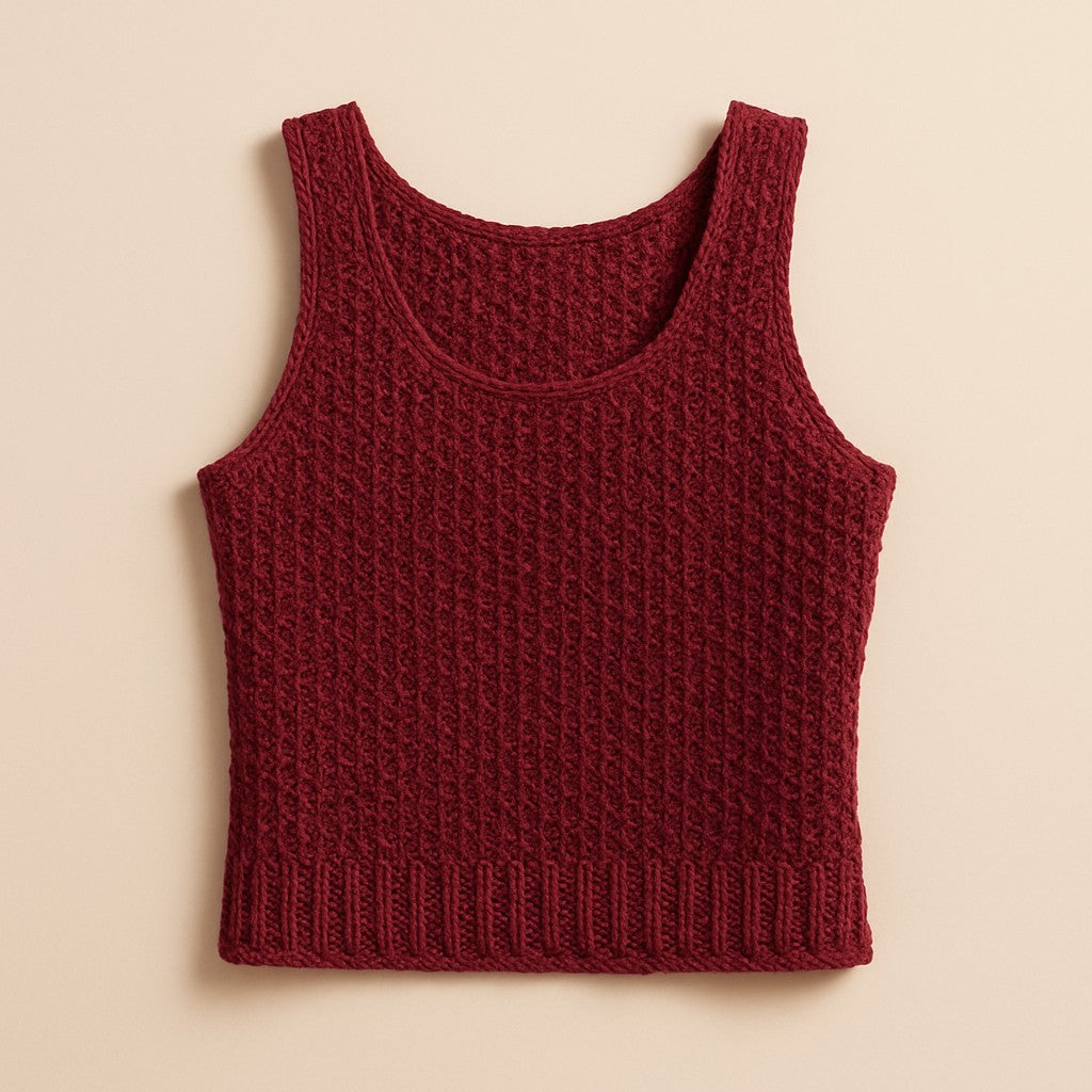 Yarnspresso — Summer Breeze Sleeveless Top — Knitting Pattern