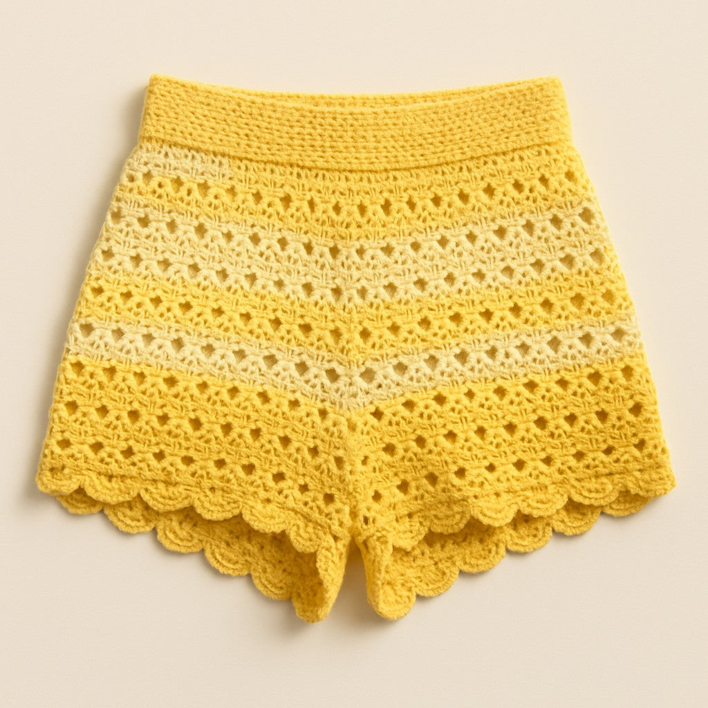 Yarnspresso — Sunny Festival Crochet Shorts — Crochet Pattern