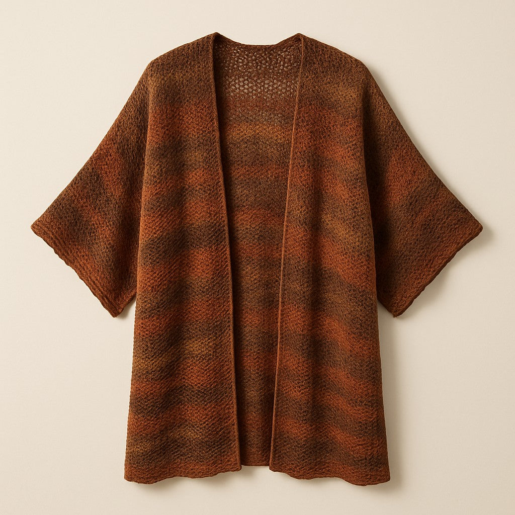 Yarnspresso — Sunset Waves Beach Kimono — Knitting Pattern