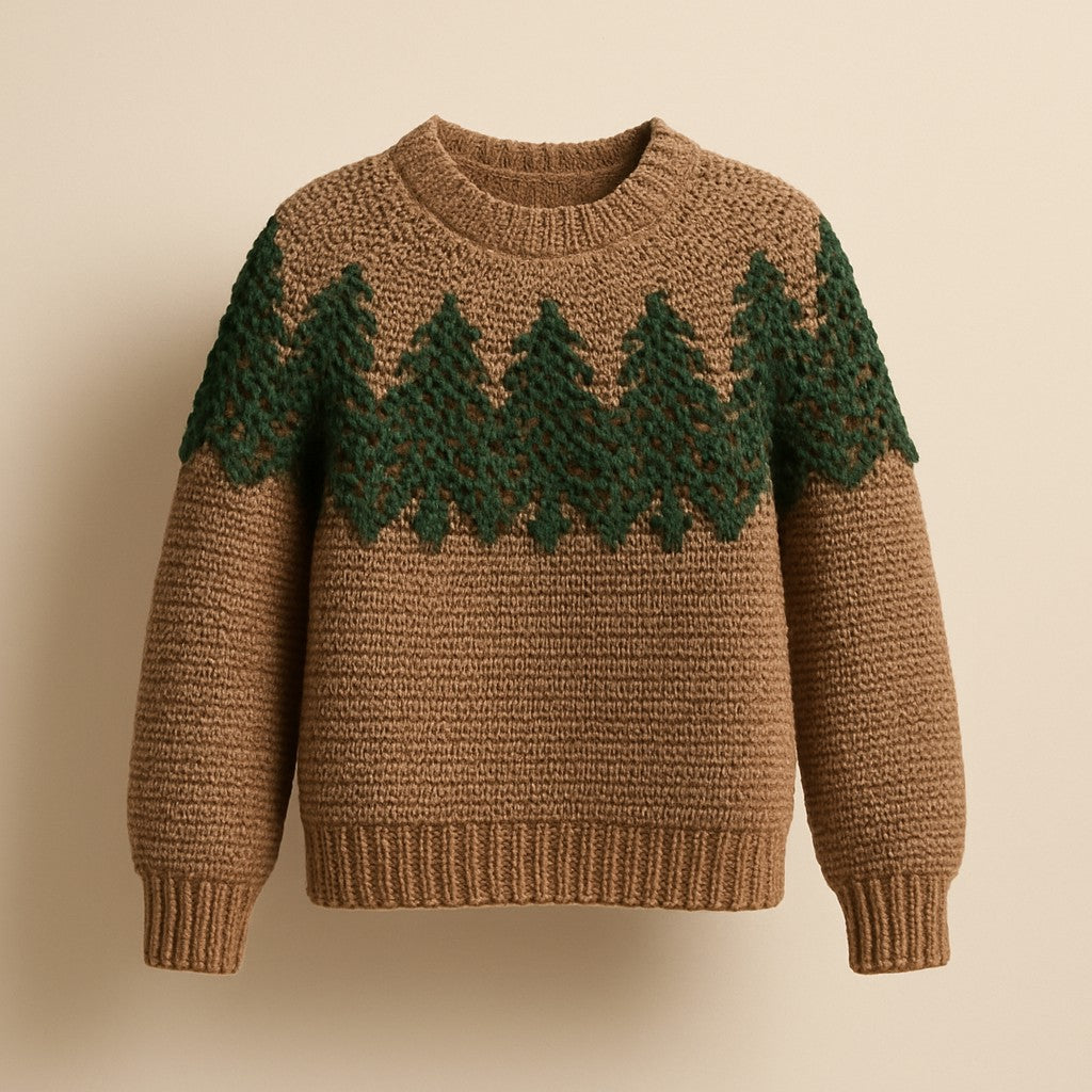 Yarnspresso — Whispering Pines Overlay Sweater — Saver Crochet Pattern